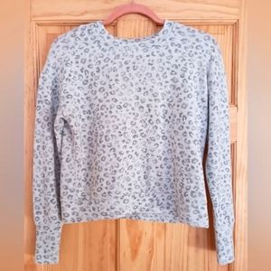 Gray Cheetah Print Shirt